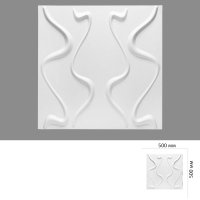 Декоративная 3D панель для стен Malm 500*500мм