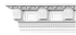 Карниз з орнаментом Classic home HM-12100