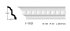 Карниз з орнаментом Classic home 1-1101