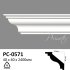 Потолочный плинтус  из полиуретана  PC-0571