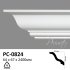 Стельовий плінтус з поліуретану     PC-0824