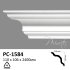 Потолочный плинтус  из полиуретана  PC-1584