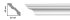 Карниз гладкий Classic home HM-23060