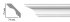 Карниз гладкий Classic home HM-23075