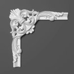 Угловой элемент к молдингу Grand decor HCR 522-