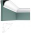 Карниз гладкий Orac decor CX199