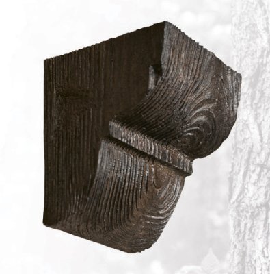 Консоль балки дуб темный EQ016