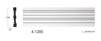 Молдинг гладкий Classic home 4-1280