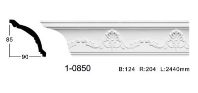 Карниз з орнаментом Classic home 1-0850