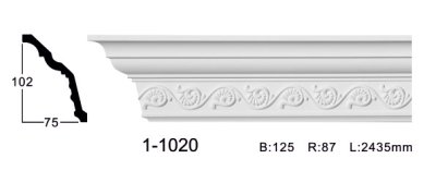Карниз з орнаментом Classic home 1-1020