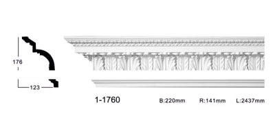 Карниз з орнаментом Classic home 1-1760