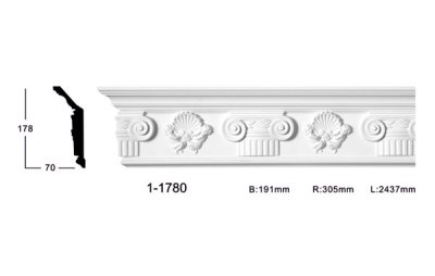 Карниз з орнаментом Classic home 1-1780