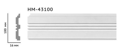 Молдинг гладкий Classic home HM-43100
