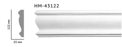 Молдинг гладкий Classic home HM-43122