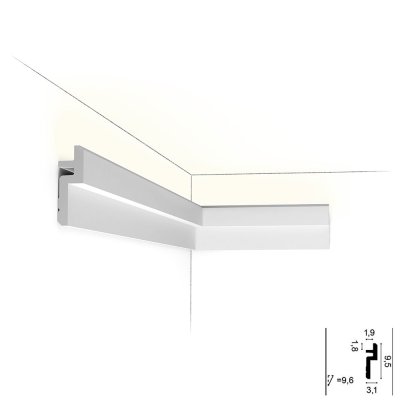 Карниз для схованого висвітлення Orac decor C394