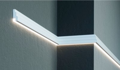 Молдинг фасадний для схованого висвітлення MC302LED (2.00м)
