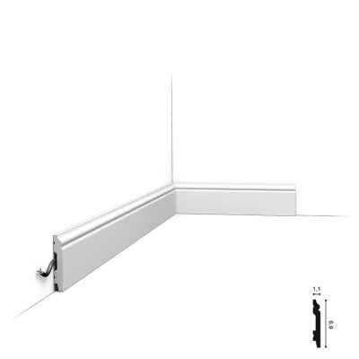 Плинтус гибкий Orac decor SX165