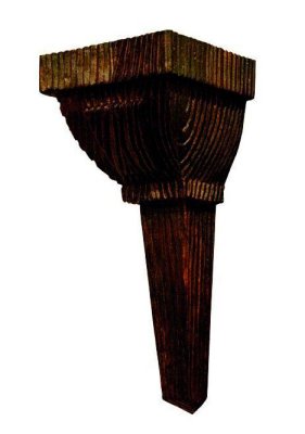 Консоль балки дуб темный E 046