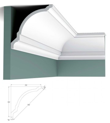 Карниз гладкий Orac decor CX203