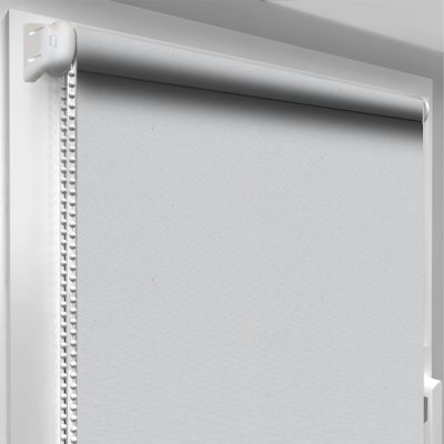 Рулонная штора  Блэкаут Акрил 054 Серая 45х170см