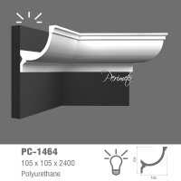 Карниз для скрытого освещения Perimeter PC-1464