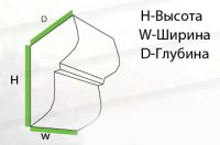 Консоль балки рустик белая EQ015 #2