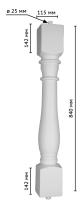 Балясина BT-3026(AI) #2
