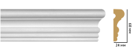 Молдинг гладкий Classic home HM-43068 #2