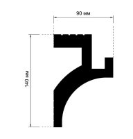 Карниз профильный для подсветки Tesori KD 413 #2