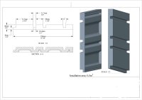 3D декоративная панель гибкаяW119F #4