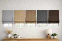 Римская штора Лен Соломенный  150х170см #2