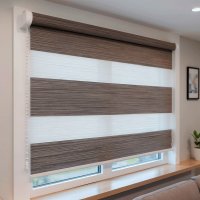 Рулонная штора Sunroll день-ночь Акация  50х170см #4