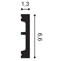 Молдинг гладкий Orac decor DX157-2600 #3