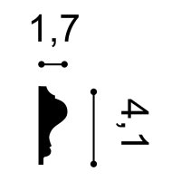 Молдинг гладкий Orac decor P8030 #2