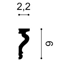 Молдинг гладкий Orac decor DX174-2300 #2