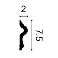 Молдинг гладкий Orac decor PX202 #2