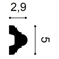 Молдинг гладкий Orac decor P4020 #2