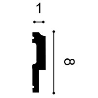 Молдинг гладкий Orac decor P9900 #2