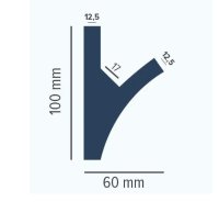 Карниз для подсветки Tesori KD 407 #2