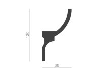 Карниз для підсвічування гнучкий Tesori KF 714 #2