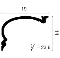 Карниз гладкий Orac decor C342 #2