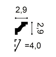 Карниз гладкий Orac decor C230 #2