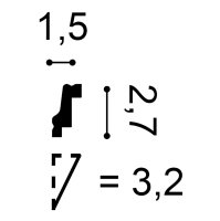 Карниз гладкий Orac decor CB530N #2