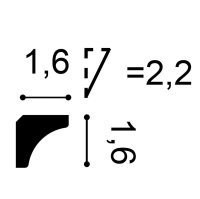 Карниз гладкий Orac decor C250 #2