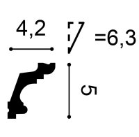 Карниз гладкий Orac decor C322 #2