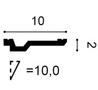 Карниз гладкий Orac decor C356 #2