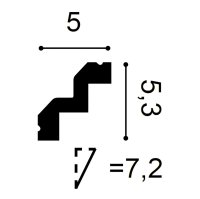 Карниз гладкий Orac decor C602 #2